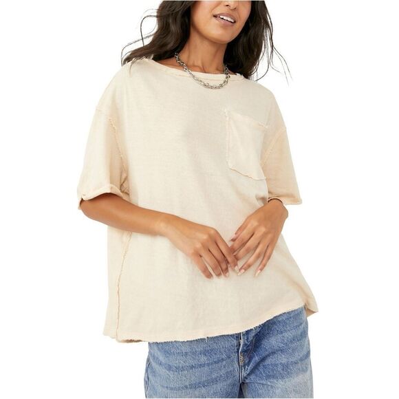 Free People Care Pocket Tee Size S - Picture 1 of 3